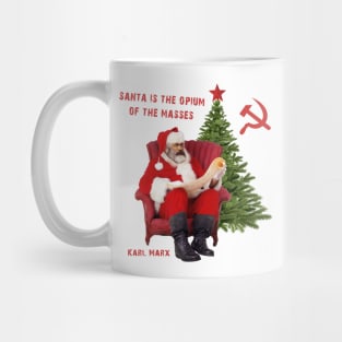 Karl Marx Santa Mug